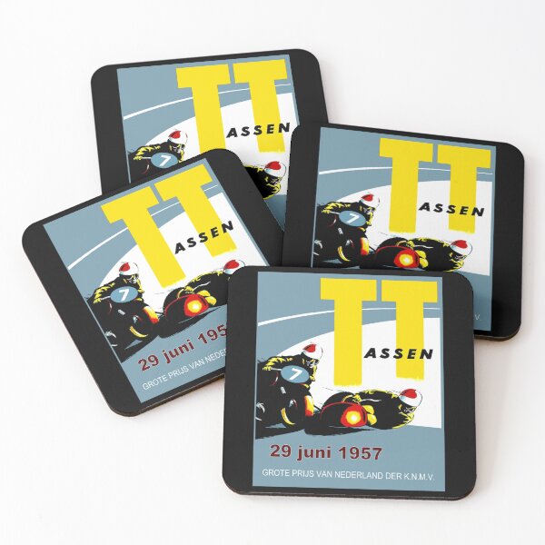 Artikelvorschau, T. T. ASSEN Vintage Motorradrenndruck. entworfen und verkauft von Nesspiration.