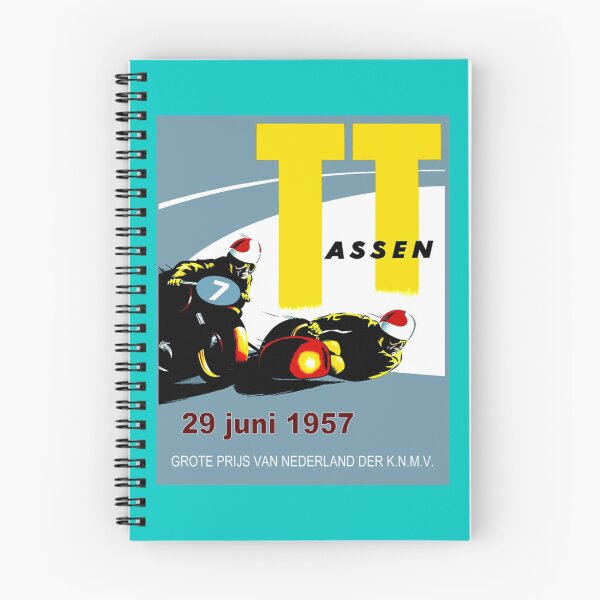 Item preview, T. T. ASSEN Vintage Motorcycle Racing Print.   designed and sold by Nesspiration.
