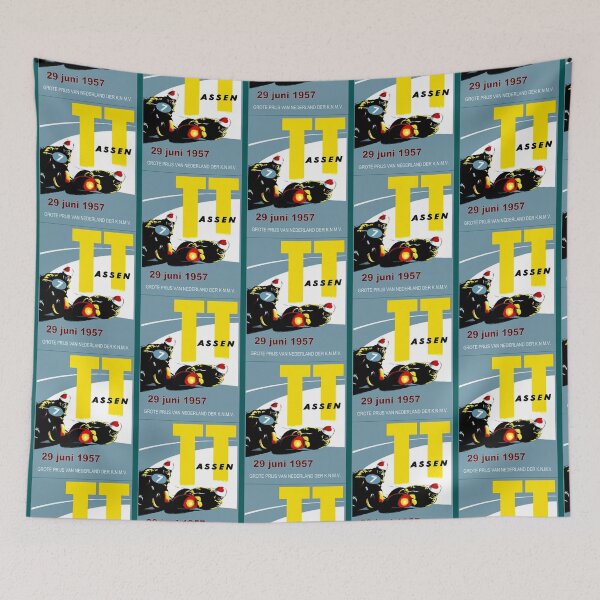 Item preview, Impresión de carreras de motos vintage T. T. ASSEN. designed and sold by Nesspiration.