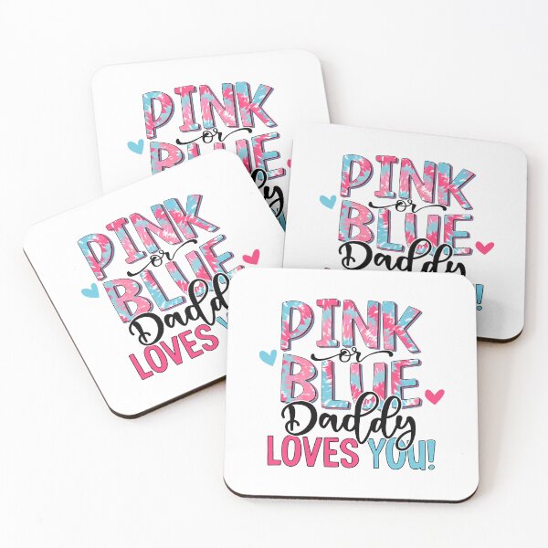 Item preview, Pink Or Blue Daddy Loves You Tie Dye Baby Gender Reveal designed and sold by HaaChris-Artis.
