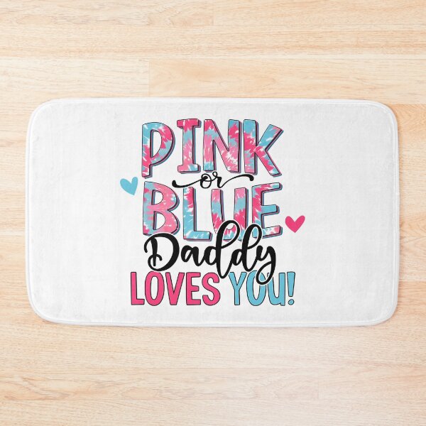 Item preview, Pink Or Blue Daddy Loves You Tie Dye Baby Gender Reveal designed and sold by HaaChris-Artis.