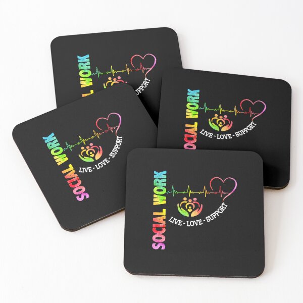 Item preview, SOCIAL WORK - LIVE LOVE SUPPORT designed and sold by RoselinLove.