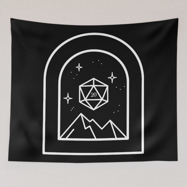 Item preview, Fantasy Window D20 Dice Moon Tabletop RPG designed and sold by pixeptional.