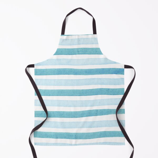 Item preview, Horizontal light blue striped pattern - pastel blue watercolor stripes designed and sold by patterncrow.