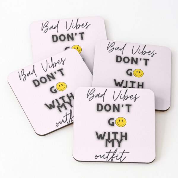 Item preview, bad vibes don't go with my outfit t-shirts, good vibes t-shirts, good vibes essential t-shirts designed and sold by BLUE  bubble.