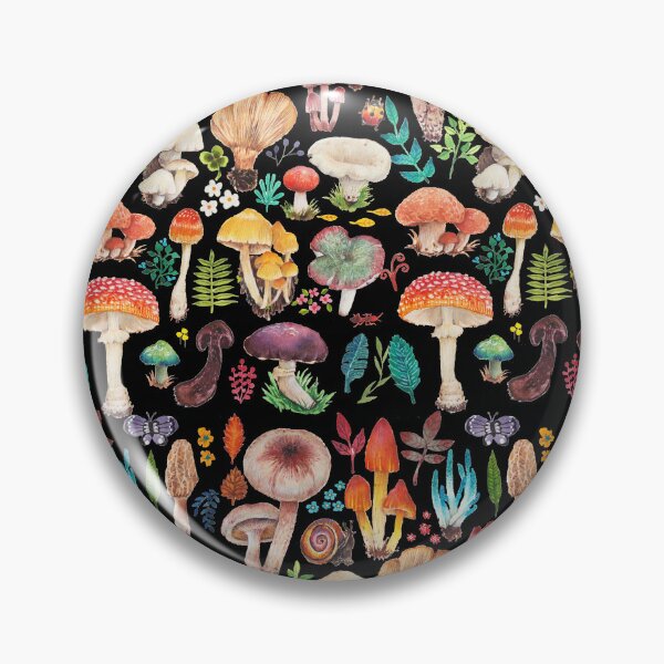 Item preview, Pattern - colorful hand draw fungus  designed and sold by janeferwong.