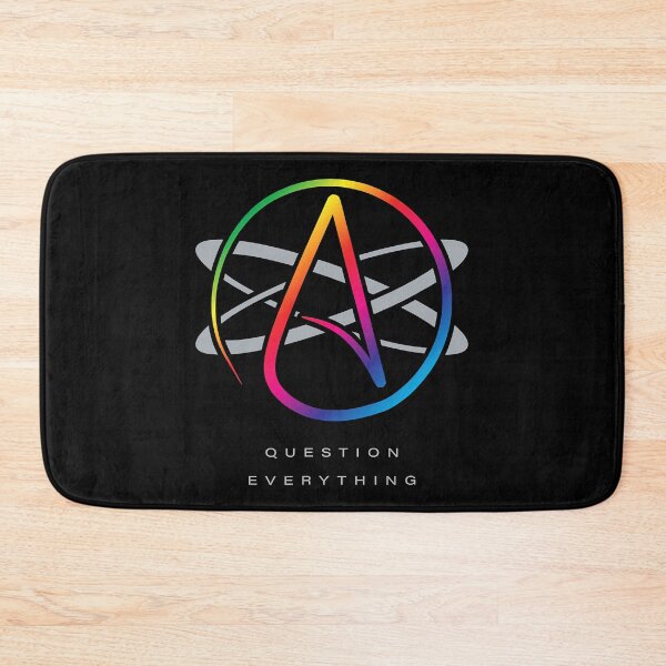Item preview, Atheist Logo Atom Symbol Question Everything LGBTQ designed and sold by GardNewerd.