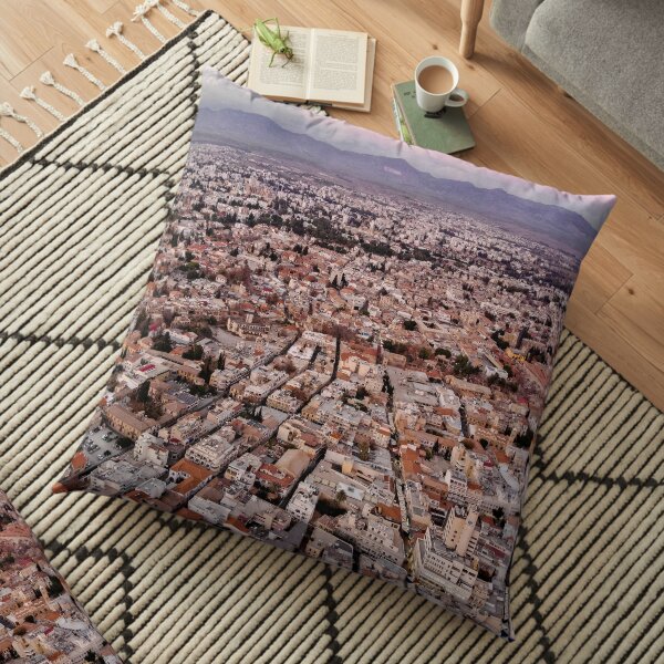 Nicosia the capital of Cyprus Floor Pillow