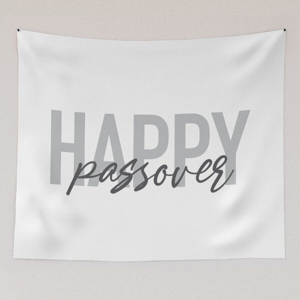 Item preview, Modern, simple, cool typography Happy Passover designed and sold by theendup.