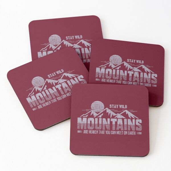 Item preview, Mountains are heaven that you can meet on Earth. - Funny Quote designed and sold by VichallanStudio.