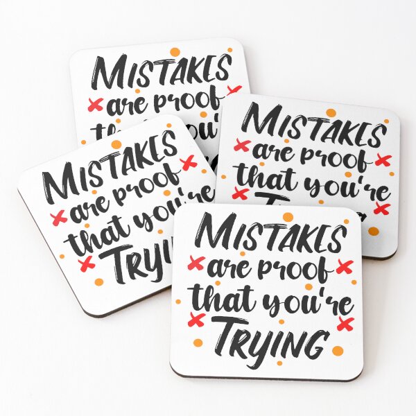 Item preview, Mistakes are proof youre trying designed and sold by Escapene.