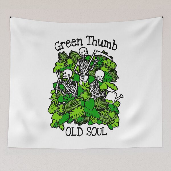 Item preview, Funny Gardener Skeleton Plant Lover Green Thumb Old Soul designed and sold by GrandeDuc.