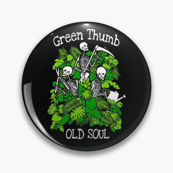 Item preview, Funny Gardener Skeleton Plant Lover Green Thumb Old Soul designed and sold by GrandeDuc.
