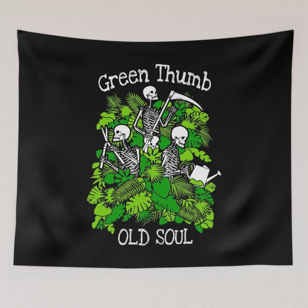 Item preview, Funny Gardener Skeleton Plant Lover Green Thumb Old Soul designed and sold by GrandeDuc.
