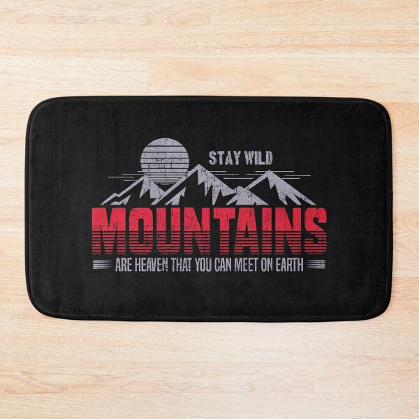 Item preview, Mountains are heaven that you can meet on Earth. - Funny Quote designed and sold by VichallanStudio.