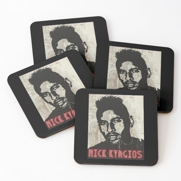 Item preview, Nick Kyrgios Vintage Font Red designed and sold by JamauDS.