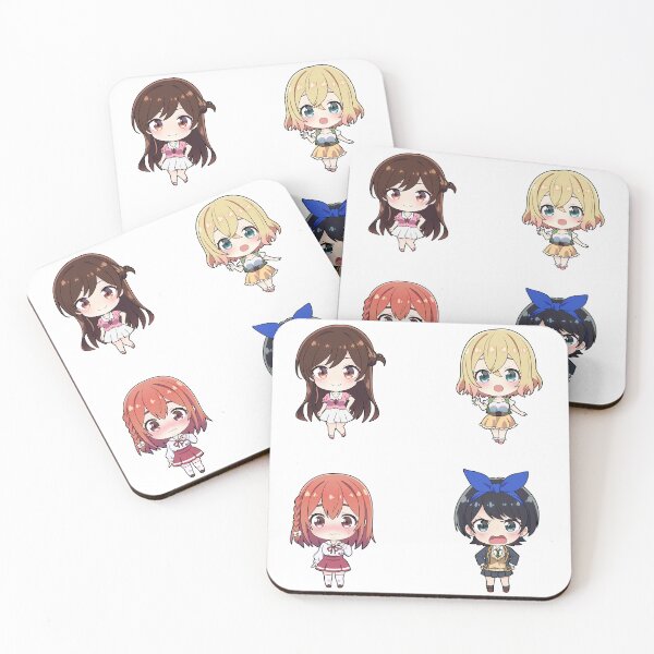 Item preview, Rent A Girlfriend Chibis designed and sold by ChibiCheems.