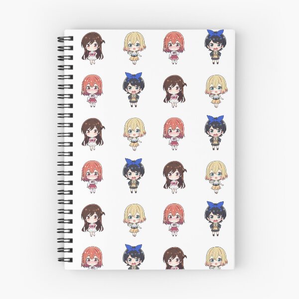 Item preview, Rent A Girlfriend Chibis designed and sold by ChibiCheems.