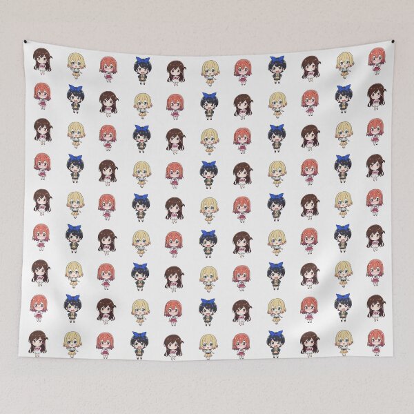 Item preview, Rent A Girlfriend Chibis designed and sold by ChibiCheems.