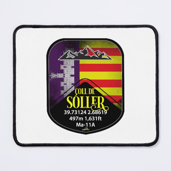Item preview, Coll de Soller Mallorca Spain Ma-11a Cycle Sticker T-Shirt 03 designed and sold by OuterShellUK.