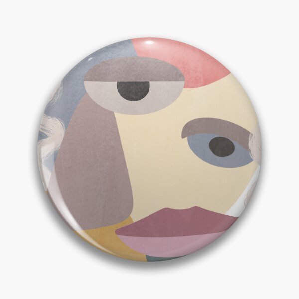 Item preview, Colourful Cubist Face designed and sold by kbracey-meraki.