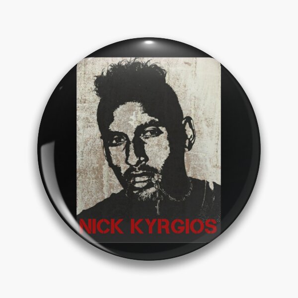 Item preview, Vintage Black White Nick Kyrgios designed and sold by JamauDS.