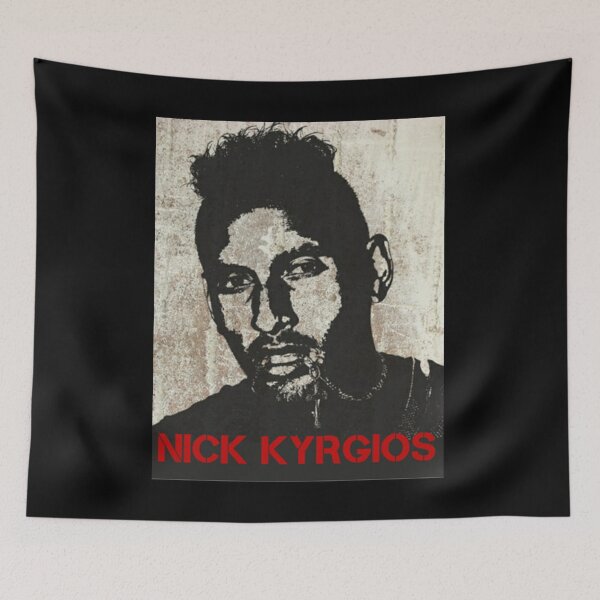 Item preview, Vintage Black White Nick Kyrgios designed and sold by JamauDS.