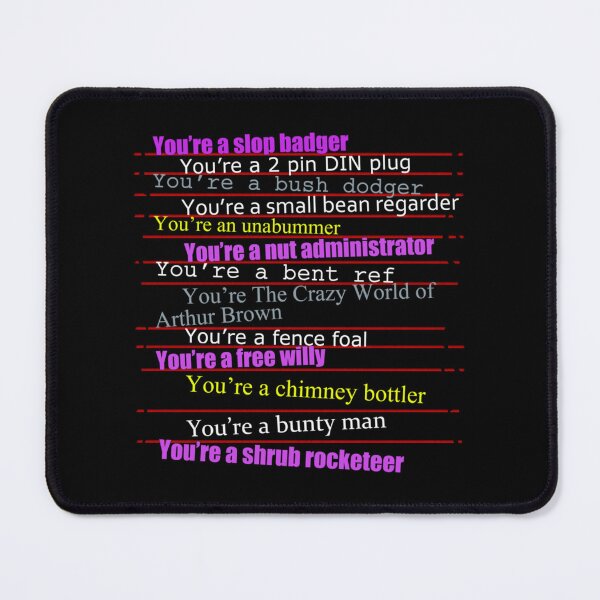 Item preview, Brass Eye You_re a slop badger Premium designed and sold by Digitalshoppng.