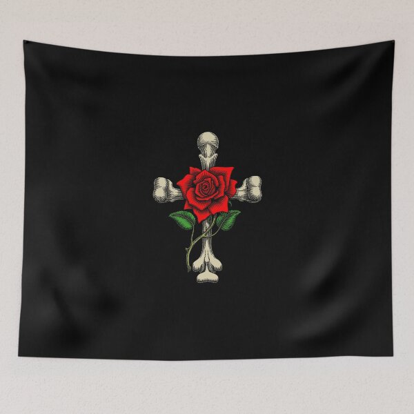 Item preview, Bones Cross Sticker designed and sold by dianesandraon.
