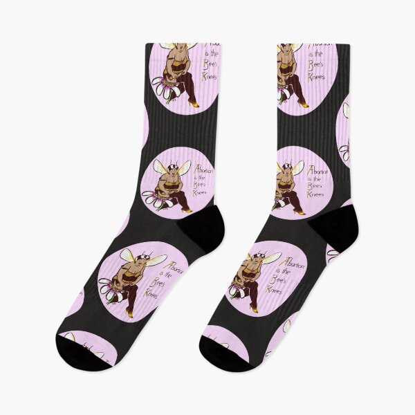Item preview, Abortion is the Bee&x27;s Knees Sticker designed and sold by BreannaKi.
