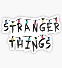 Stranger Things Fairy Lights Sticker