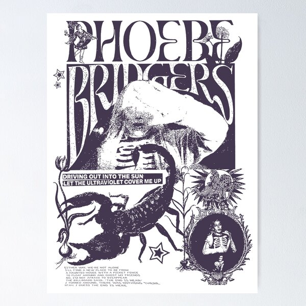Artikel-Vorschau von Phoebe Bridgers auf Tour, designt und verkauft von ClothingMD.