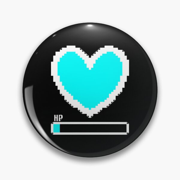 Item preview, Low HP (Cyan Inverted)  designed and sold by JessicaBr48106.