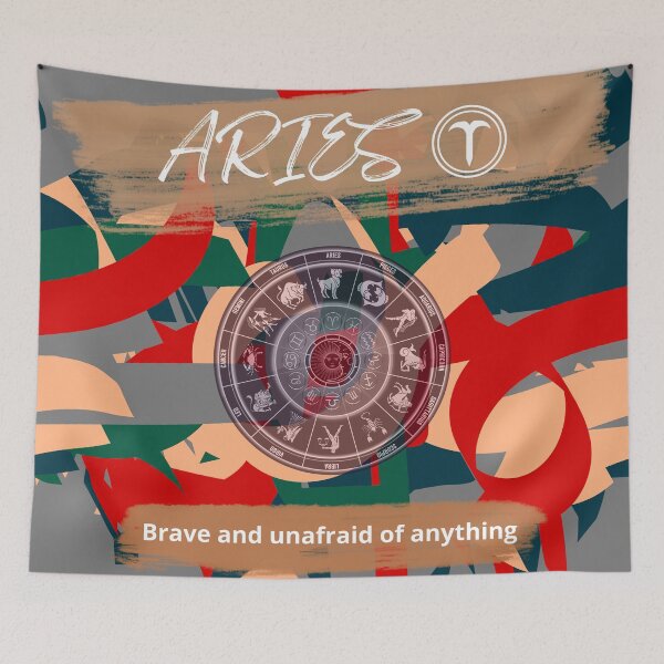 Item preview, Aries Zodiac Sign and Traits | Aries Facts and Symbol | For Aries Zodiac birthday Signs  designed and sold by ZaqGum.