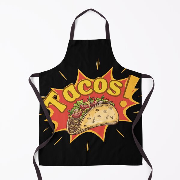 Item preview, Comic style taco, retro style taco designed and sold by Tanuja Sharma.