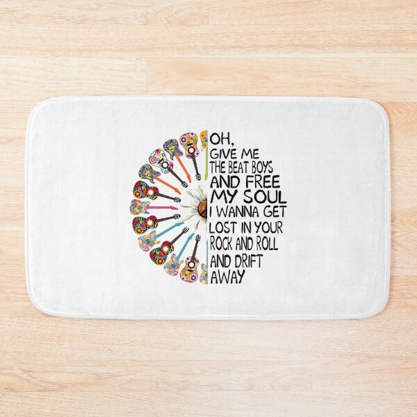Item preview, Give me the Beat Boys And Free My Soul, Doobie Brothers, Drift Away, Lyric Tee   designed and sold by StudioSandeArt.