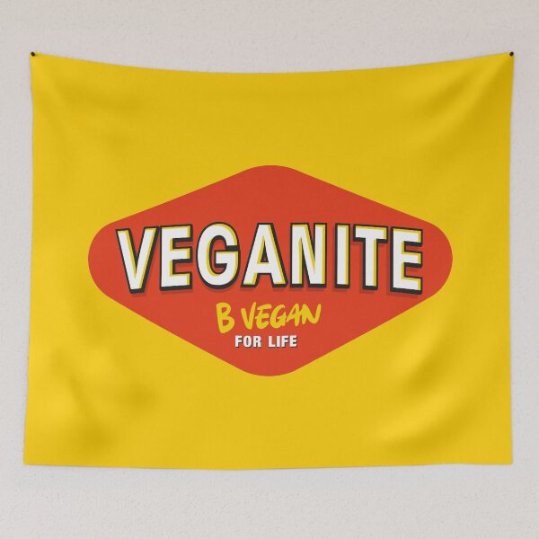Item preview, Veganite - B Vegan For Life Yellow designed and sold by Thony van der Mol.