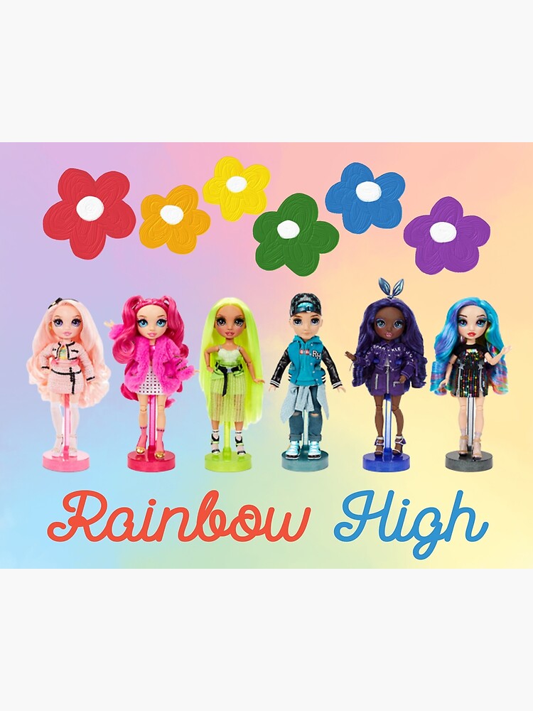 "Rainbow High Dolls Characters" Art Print for Sale by rajnagar1107