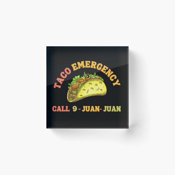 Item preview, Comic style taco, retro style taco designed and sold by Tanuja  Sharma.