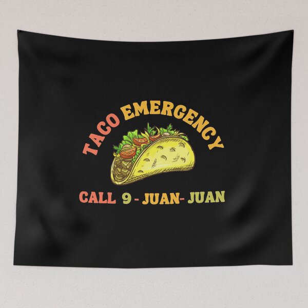 Item preview, Comic style taco, retro style taco designed and sold by Tanuja  Sharma.