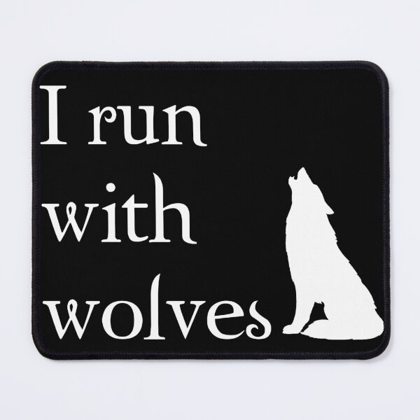 Item preview, I Run With Wolves Twilight White designed and sold by muchhappier.