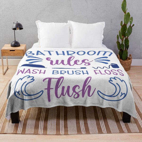 Item preview, bathroom rules designed and sold by angelescar.