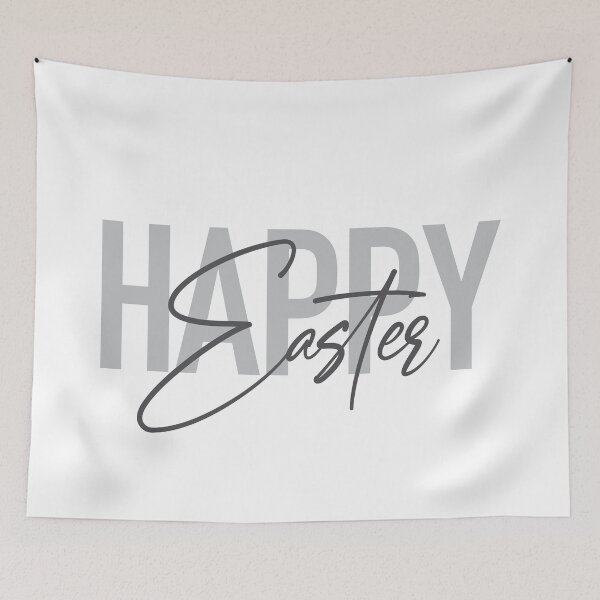 Item preview, Modern, simple, cool typography Happy Easter designed and sold by theendup.
