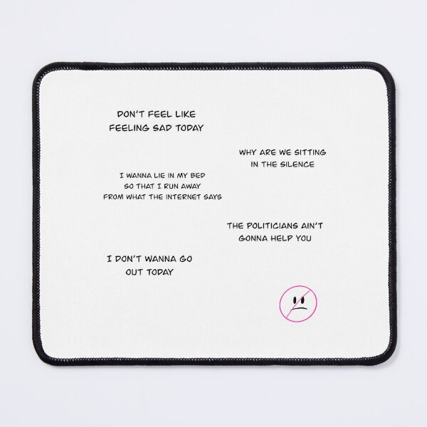 Item preview, Copy of Yungblud don’t feel like feeling sad lyrics pack designed and sold by vantasy11.