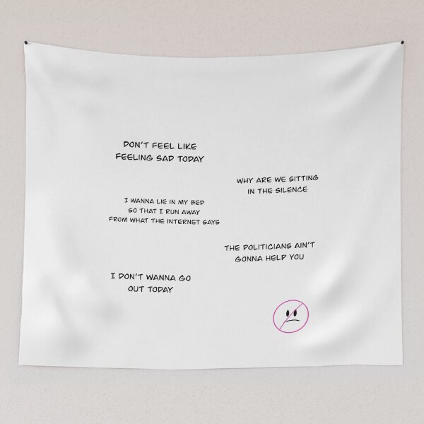 Item preview, Copy of Yungblud don’t feel like feeling sad lyrics pack designed and sold by vantasy11.