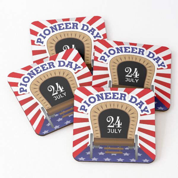 Item preview, 24th July Pioneer Day in Utah with American Flag designed and sold by SaShaCreations.