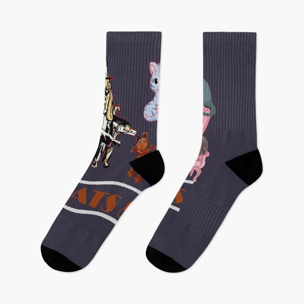 Item preview, Mens Funny musican street cats and dogs designed and sold by BrittaSchwab.