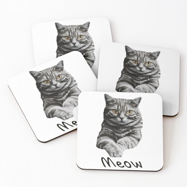Item preview, Women Men Cat Meow Poster Special Present Retro Vintage designed and sold by VeraSueBumga.