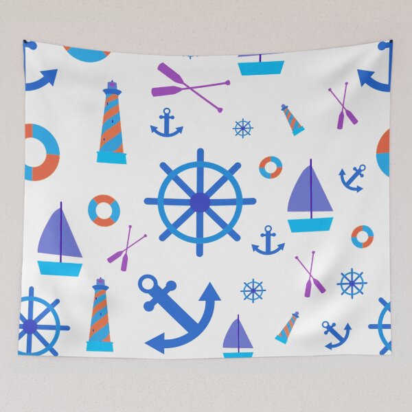 Item preview, Nautical Dreams designed and sold by TotallyRetroArt.