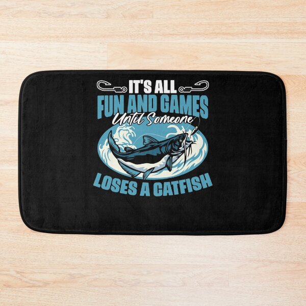 Item preview, It's All Fun And Games Until Someone Funny Catfish Fisherman designed and sold by Nessshirts.